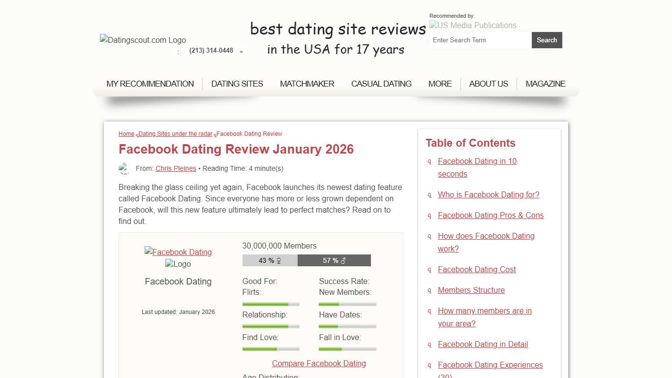 Facebook Dating Review January 2026: A Game Changer? - DatingScout